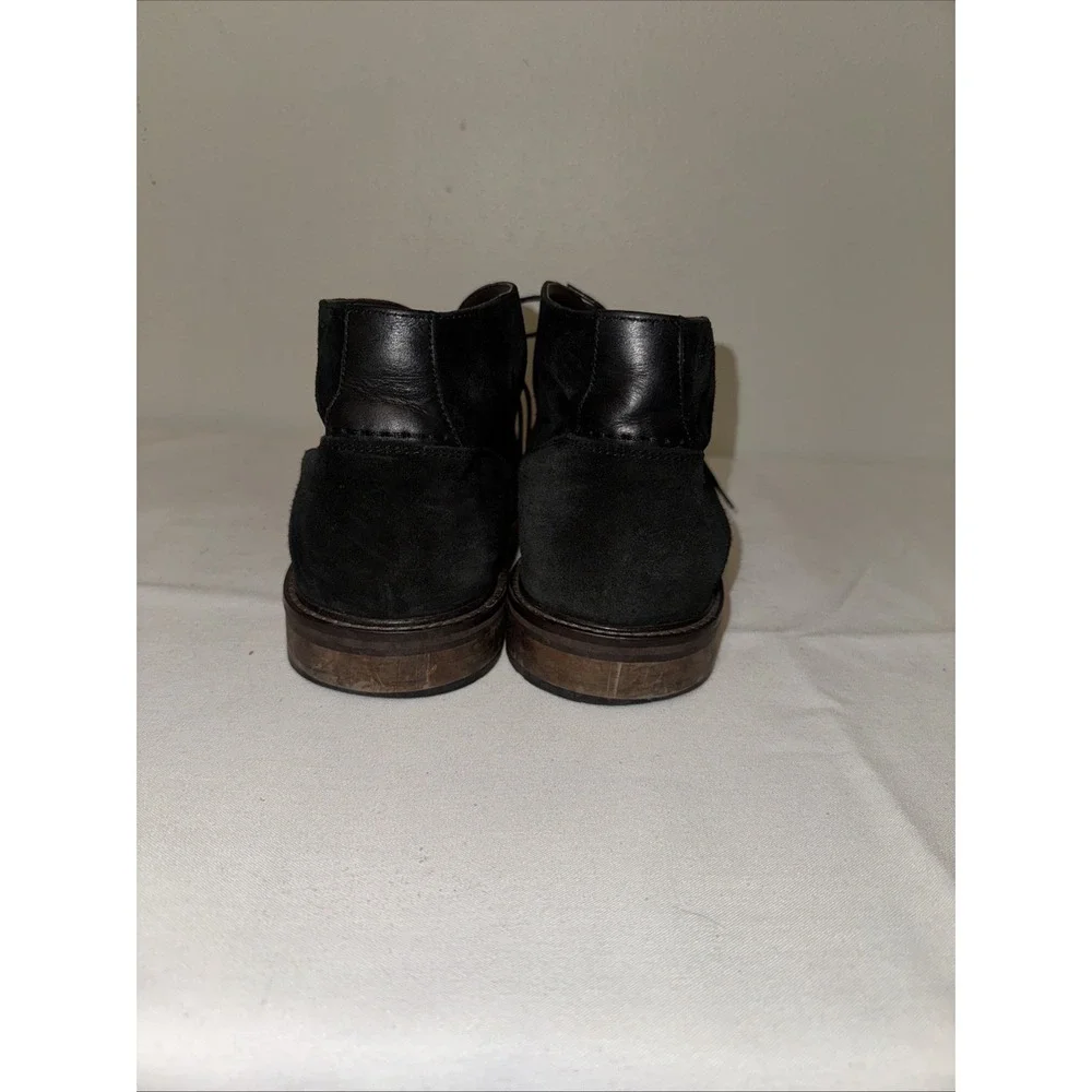 Johnston Murphy JM 1251  Mens 11M Black Suede Oxford‎ Lace Up Casual Dress Shoes